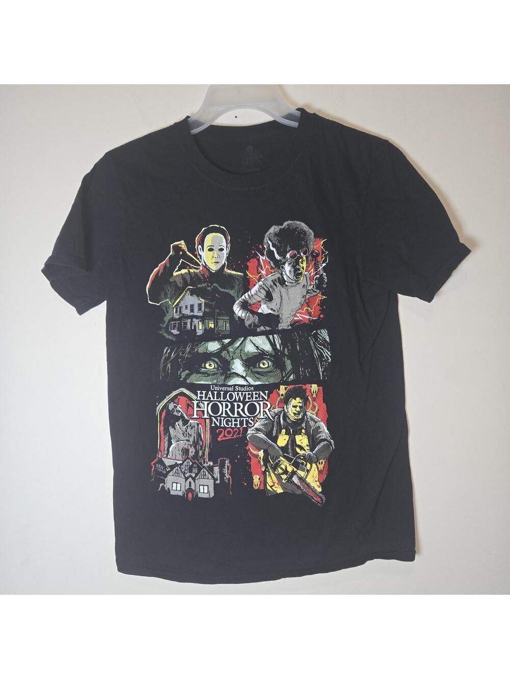 Universal Studios Halloween Horror Nights 2021 Black T-Shirt Adult Size M
